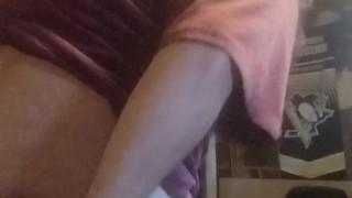 Sean riding a cuccumber