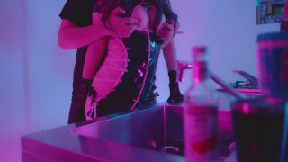 彼女のえちえちが止まらない。「超やば変態コンカフェ嬢がえちえちエナメルナース姿で客のミルクセーエキを逆注文からの口内ぶっかけ直飲みゴックンっ」