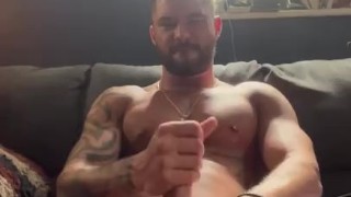 Post gym jerk off 