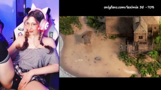 (Part 83) Suite de l'histoire talkshow ( porn game lets play FRENCH ) Treasure of nadia