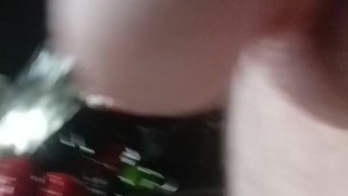 Sean pisses into the sink