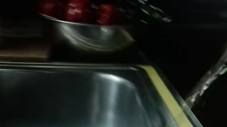 Sean pisses into the sink