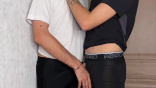 The ass of the sports guy of the bottom was fucked