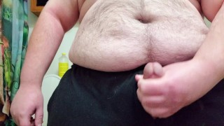 Just stroking in the bathroom, Would you want me to ram you? 