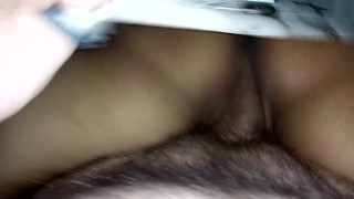 pulled her by her dress until i ejaculated inside her pussy she cum twice with me ejaculating🍆🍑💦