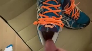 Friends running sneakers