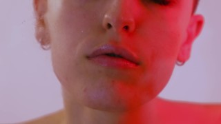 ASMR Te beso y te lamo toda la cara | Tongue click