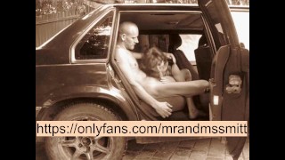 gave public blowjob to in the back seat of a car