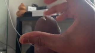 Tasting My Precum then Cumming
