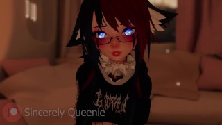 Lewd Feminizing ASMR Roleplay - VRChat - Ear Brushing Ear Tapping - Kisses - Ear Licks