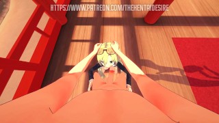 A DATE WITH SELINA SHERLOCK 🥰 TRINITY SEVEN HENTAI