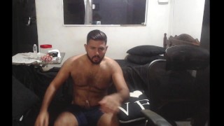 Bear cub Handjob