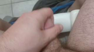 Sean jerk off at work