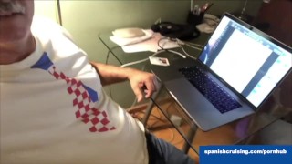 Daddy Chris Using His Faggots