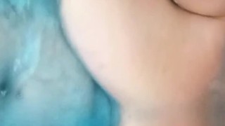 Floating titties! Sexy water boobs.
