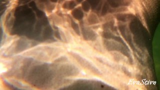 took off my swimsuit in the sea on a public beach