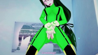 Tsuyu Asui masturbate for you