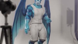 Druth Clothing tear growth animation test