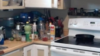 Slave makes lunch on live