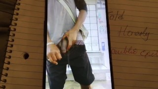 I got caught trying to jerkoff outside in public