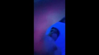 I give myself a facial
