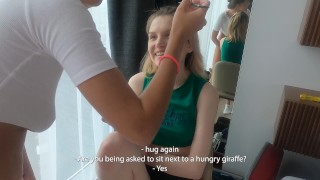 Fucked and cum on my face while I was doing Milka makeup. NEW with title