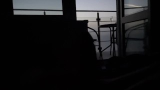 5 am, view on the sea