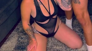 Hot blonde Pawg 🍑 sucks dick until she gets facial (OnlyFans @blondie_dread For Full Video)