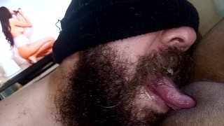 hard clit horny for a naughty tongue, imagine you're sucking me baby