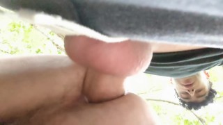 Cumshot inside bareback and dripping cum out of ass