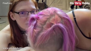 MyDirtyHobby - FinaFoxy Brings Home 2 Of Her Friends & Has A Special Surprise For Them