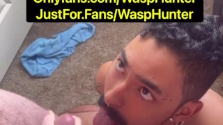 Two Irish Guys Cum On Latino’s Face POV