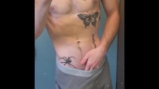 Cumming in the shower