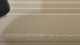 Huge dildo and can ride