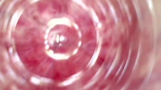 very deep view inside my virgin ass with endoscope cam and hot dirty talk while moaning
