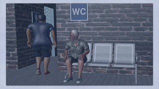 Cartoon Gay Bear - Cruising en aseos publicos (capitulo 0 parte1) "Joseph&Thomas"