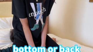 back or bottom, which are you tickle more?♡ #shorts
