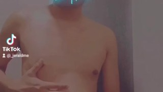 Jerking before shower