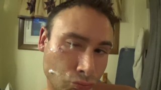 Messy Cumshot On My Face