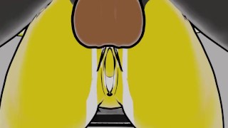 Black and Yellow ranger Doggystyle Anal