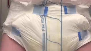 M4 Diaper wetting and soaking it