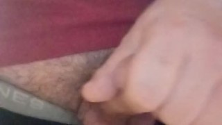 Sean wackin off on a pizza