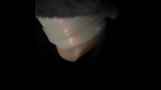 Masturbation et cunni dans sa grosse chatte creampie