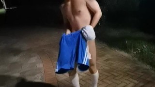 After dinner, I ran naked in the park in my school uniform and invited passers-by to help shoot