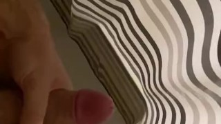 HOT guy CUMS in the shower