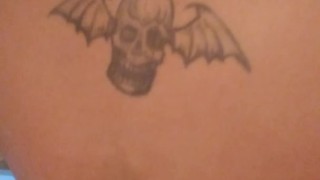 Dog Knot Dildo Play With Fake Cum