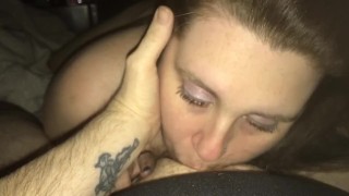 Deepthroating Dom daddy’s cock😻🍆💦👅 