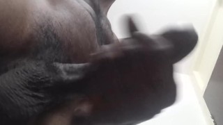 Horny Jamaican Jerking His BBC