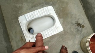 Indian boy masturbation in bathroom