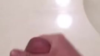 wanking a double cumshot